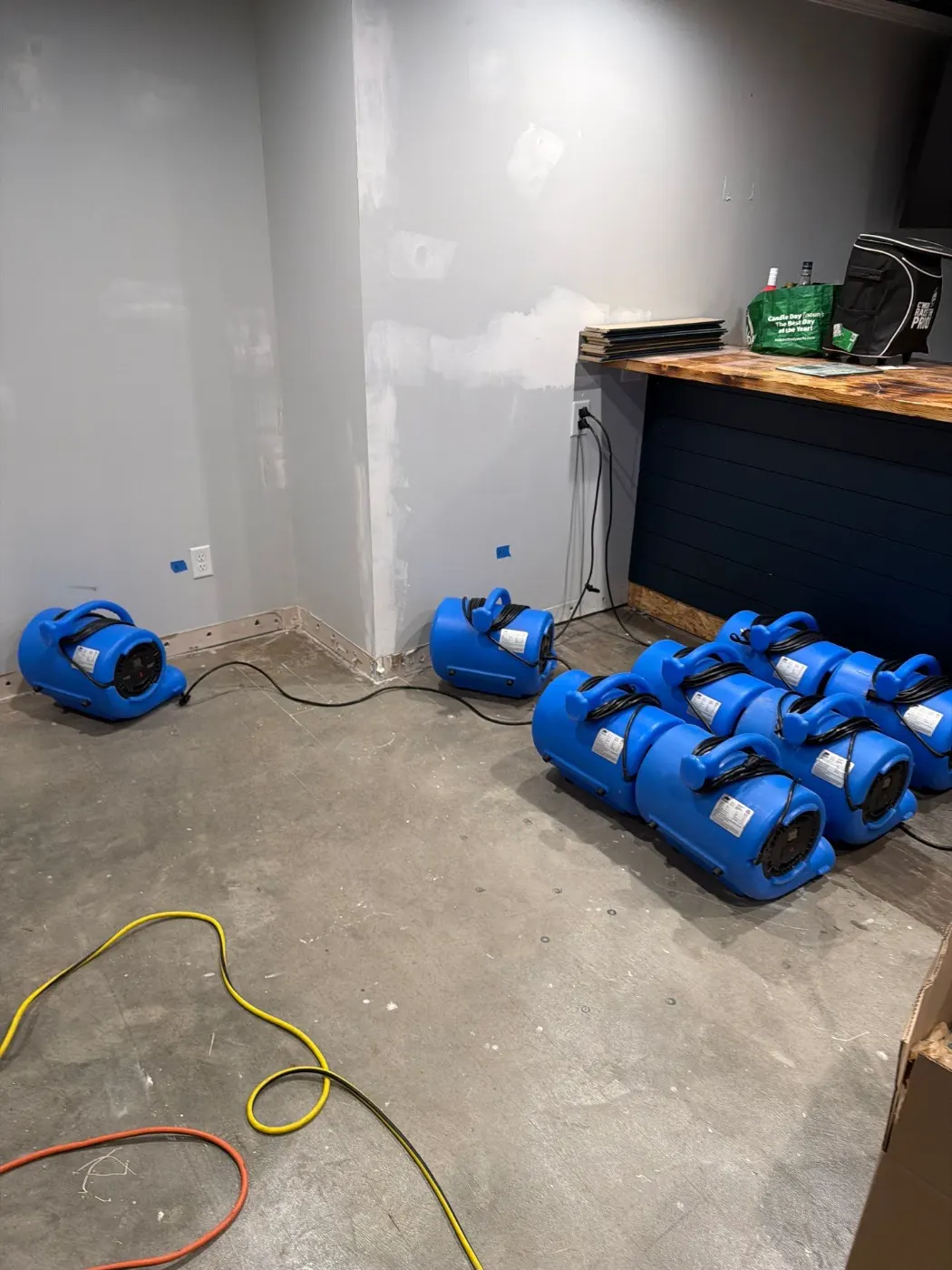 Water damage restoration by Brookstone Water Restoration near Zionsville, IN